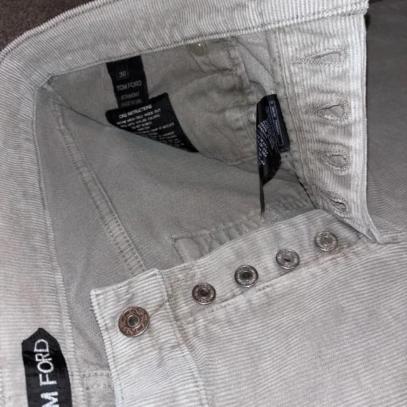 Tom Ford Corduroy Pants - Light Gray
